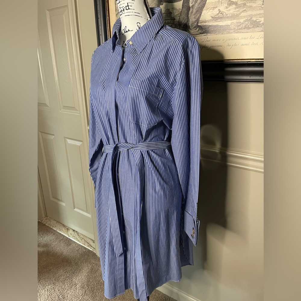 Calvin Klein Button Down Belted - image 1